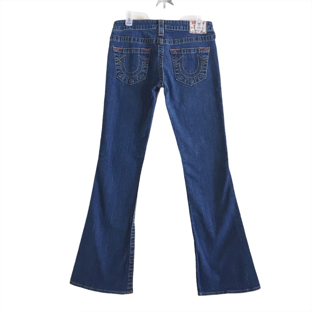 TRUE RELIGION Wide Leg Bobby Jeans Sz 29 - Picture 2 of 7